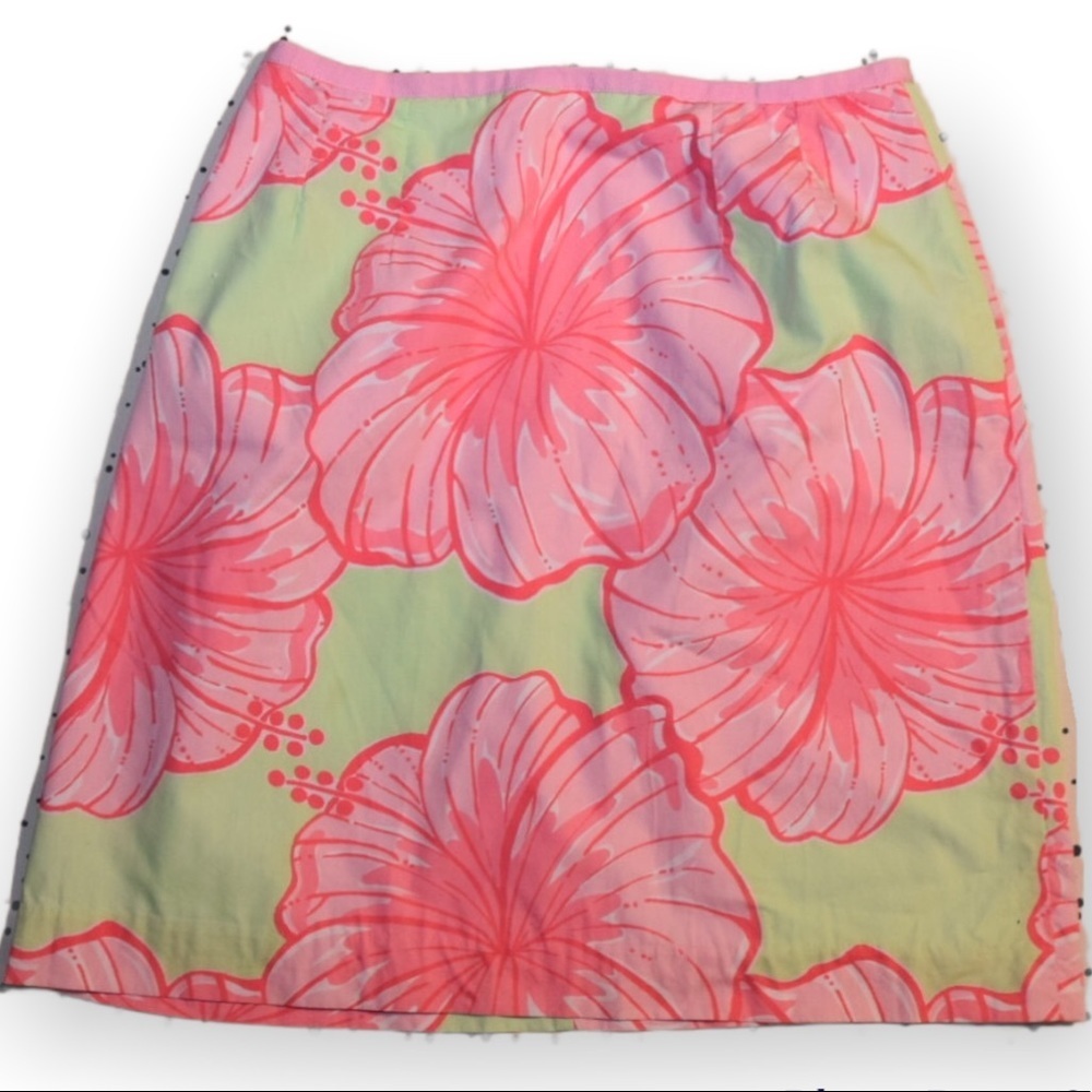 Lilly Pulitzer Floral Print Skirt